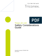 Safety Considerations Guide For Tricon v9-v10 Systems