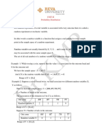 UNIT II Probability Distribution 1