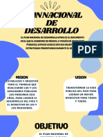 Plan Nacional de Desarrollo 