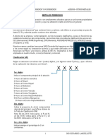 Tema 2 - Met. Ferrosos y No Ferrosos