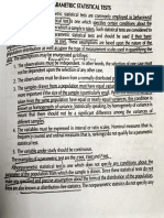 Parametric Vs Non Parametric Test