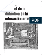 El Papel Del La Didactica en La Ed Artistica