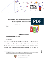 Actividades Esi 4to Grado, Profe, Silvero Melina