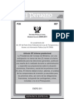 Informe Gestion 2006 2011