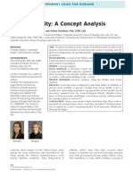 Food Insecurity, A Concept Analysis