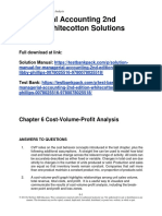 Managerial Accounting 2nd Edition Whitecotton Solutions Manual Download