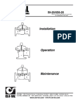 CLA VAL 50-20-Install-Operation-and-Maintenance-Manual