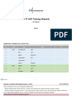 RJ IT - SAP Training Material - 11. CO Report