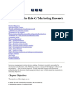 Chapter 1: The Role of Marketing Research