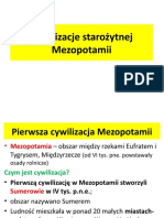 Cywilizacje Starożytnej Mezopotamii