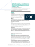 COVID-19 Excess Deaths in Peru's 25 States in 2020 - Nationwide Trends, Confounding Factors, and Correlations With The Extent of Ivermectin Treatment by State