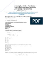 Starting Out With C++ From Control Structures Through Objects Brief Version 8th Edition Gaddis Test Bank 1