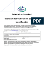 STNW3001 Standard For Substation Equipment Identification