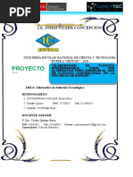 Elaboración de Plástico Biodegradable, Como Una Alternativa para Disminuir El Uso de Plástico Convencional en La Provincia de Espinar