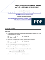 Statistics Learning From Data 1st Edition Roxy Peck Test Bank 1