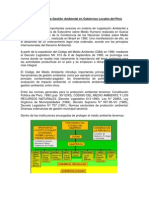 RESUMEN - Marco Legal de La Gestión Ambiental en Gobiernos Locales Del Perú