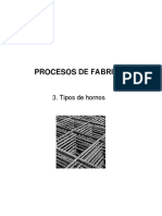 Procesos de Fabricación Sesión 3. Tipos de Hornos