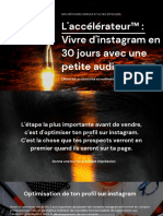 L'ACCÉLÉRATEUR™ Vivre D'instagram en 30 Jours Avec Une Petite Audience