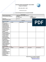 Plan de Acción Del Departamento de Consejería Estudiantil