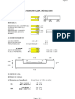 Hoja de Calculo para Diseño de Ponton