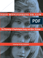 Hugo Munsterberg On Film The Photoplay A Psychological Study and Other Writings (Langdale, AllanMünsterberg, Hugo)