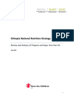 Ethiopia National Nutrition Strategy Final Report