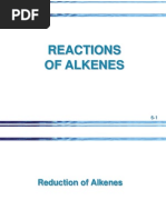 Reactions of Alkenes