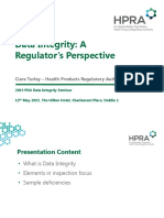 HPRA Data Integrity and Related Citations With Comments