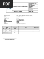 Control de Asistencia Facilitador