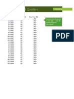 Excel Fiscal Periods