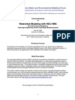 Watershed Modelling With HEC-HMS