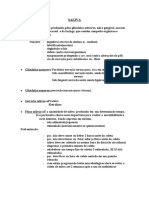 Componentes Orgânicos e Inorgânicos Da Saliva