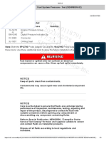 Fuel System Pressure - Test (SENR9939-32)