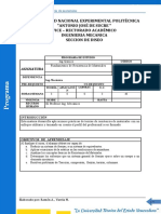 Programa de Fundamentos de Resistencia de Materiales