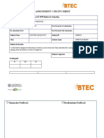 Unit 1 Assignment 1 Frontsheet 1 Huy Bu Cac