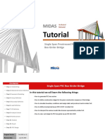 Single Span PSC Box Girder As Per IRC