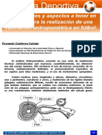 Valoracion Antropometrica en El Futbol