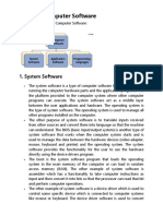 Types of Computer Software