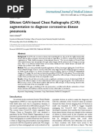 Efficient GAN-based Chest Radiographs (CXR) Augmentation To Diagnose Coronavirus Disease Pneumonia