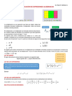 3 Multiplicación y Division de Expresiones Algebraicas