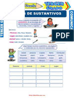 Clases de Sustantivos para Tercer Grado de Primaria