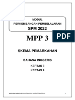 MPP3 Bi SPM P3 & P4 Answer Scheme 2022