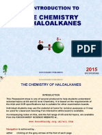 The Chemistry of Haloalkanes