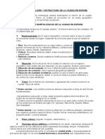 TEMA 10. Resumen. MORFOLOGÍA Y ESTRUCTURA DE LA CIUDA D EN ESPAÑA