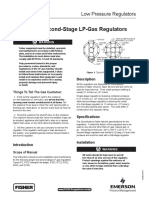 Manuals Single Second Stage LP Gas Regulators Instruction Manual