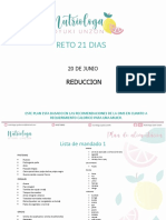 Reto 21 Dias Reduccion Mujeres 20 de Junio