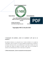 Formulación Del Problema (Trabajo de Investigación)