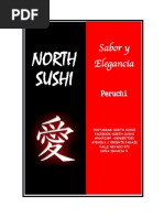 Menú North Sushi