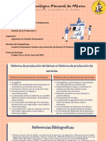 Cuadro Comparativo Sistemas de Producción Servicio y Bienes