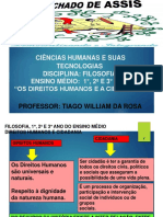 Aula 3 de Filosofia - Tema - Direitos Humanos e A Cidadania